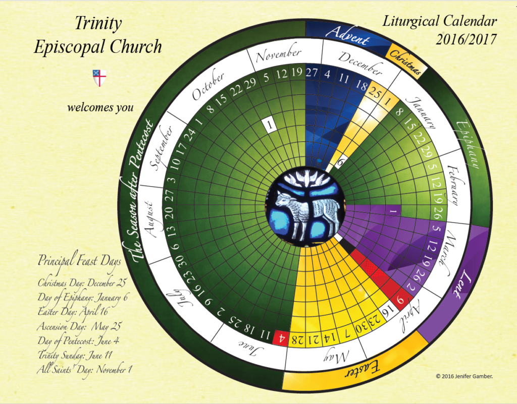 Liturgical Calendar Trinity Episcopal Church